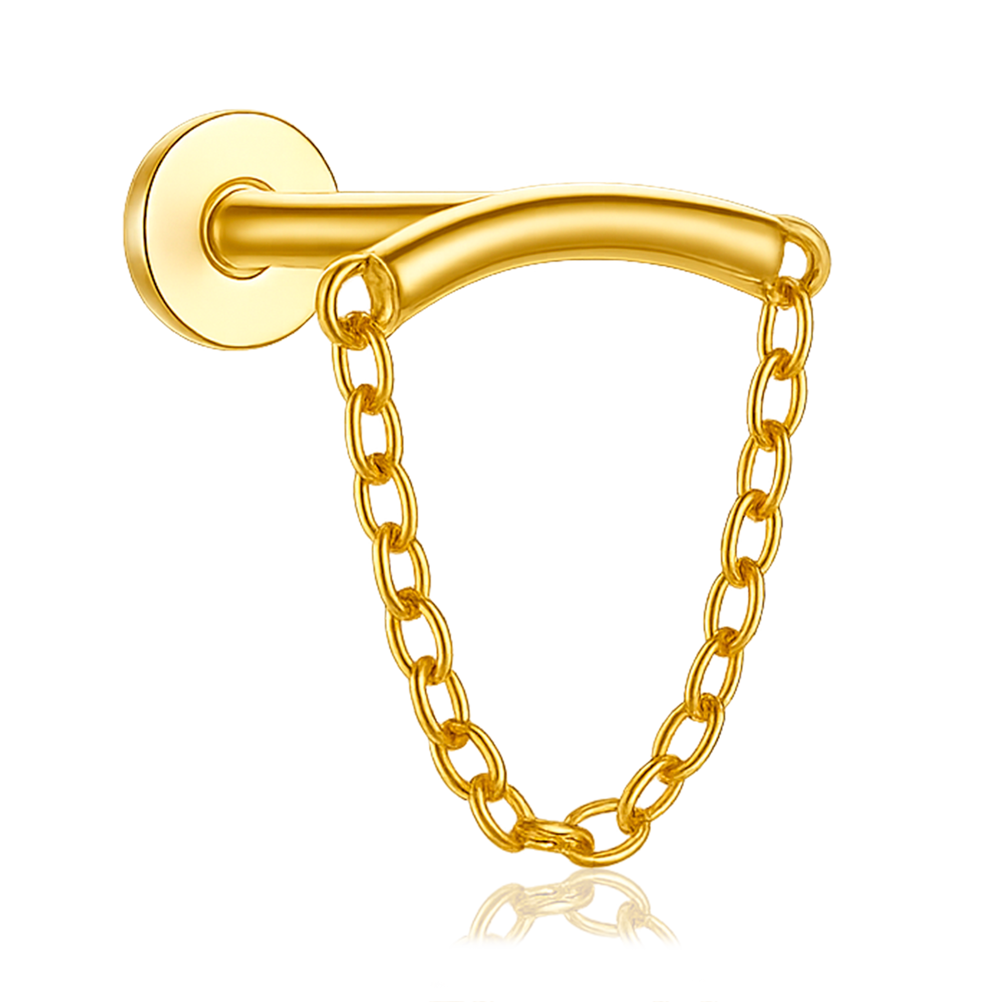 Pendiente Cadenita Oro