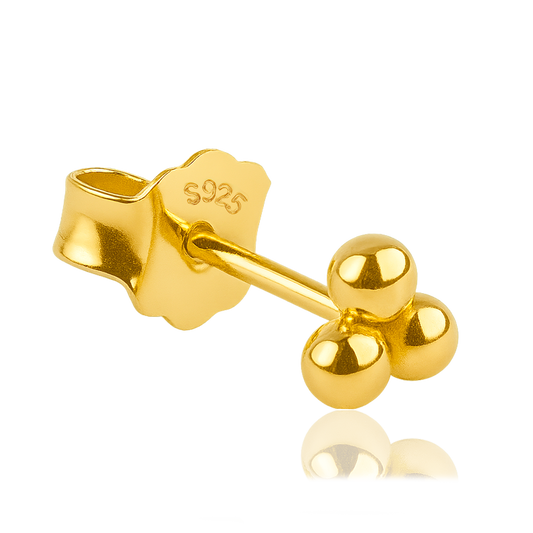 Pendiente Mini Bolitas Oro