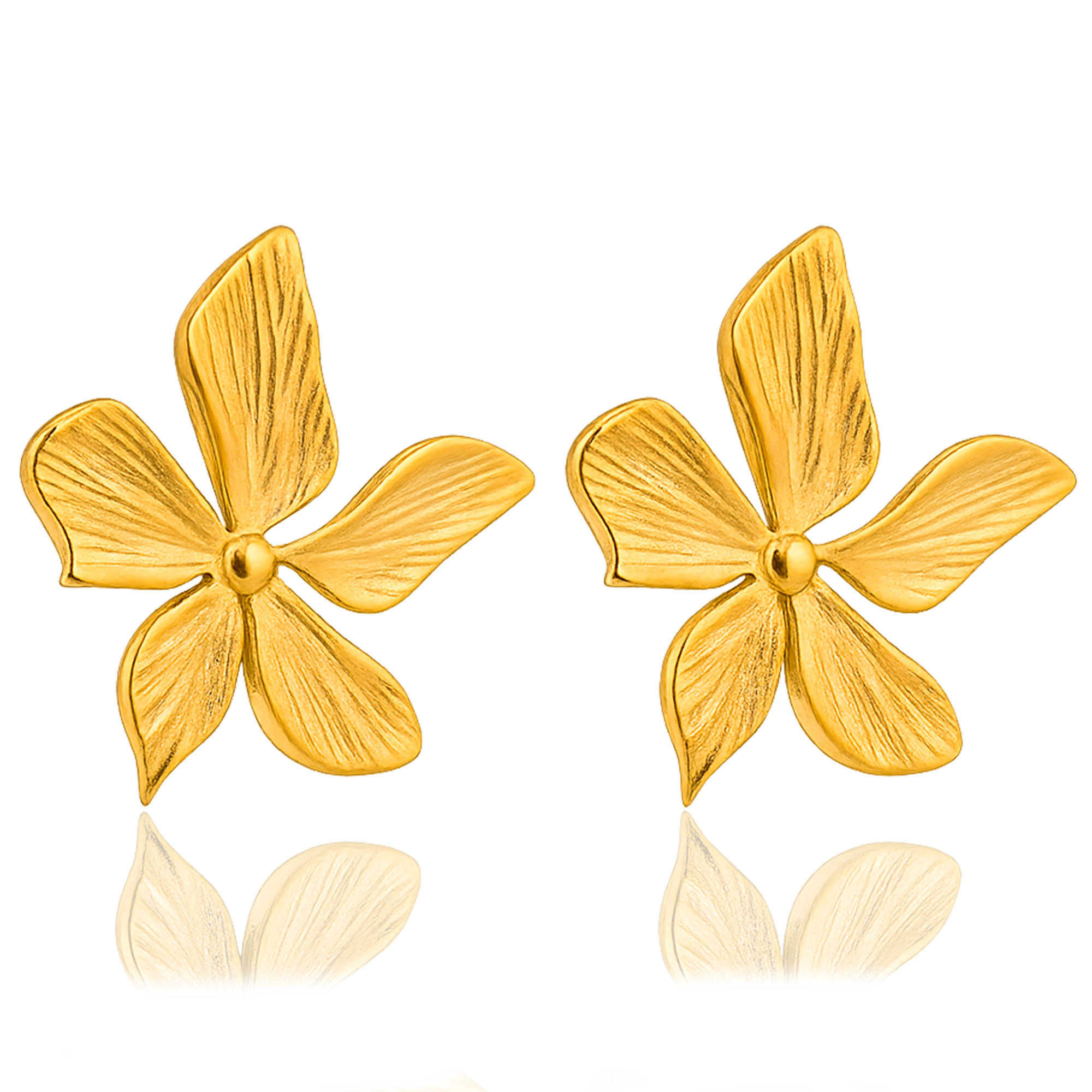 Pendientes Blume Oro
