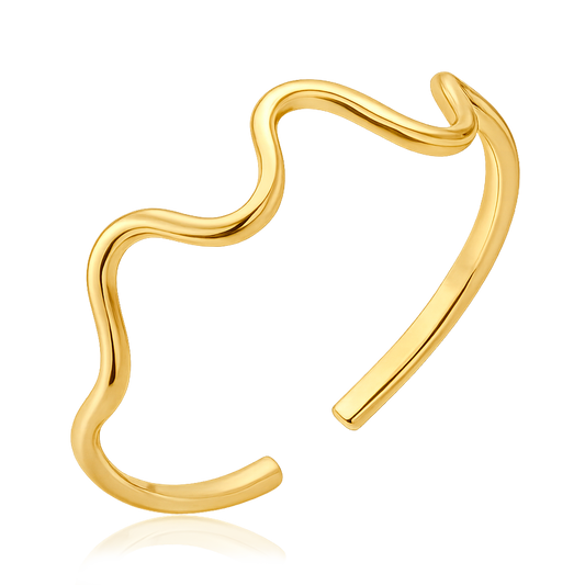 Anillo Ondas Oro