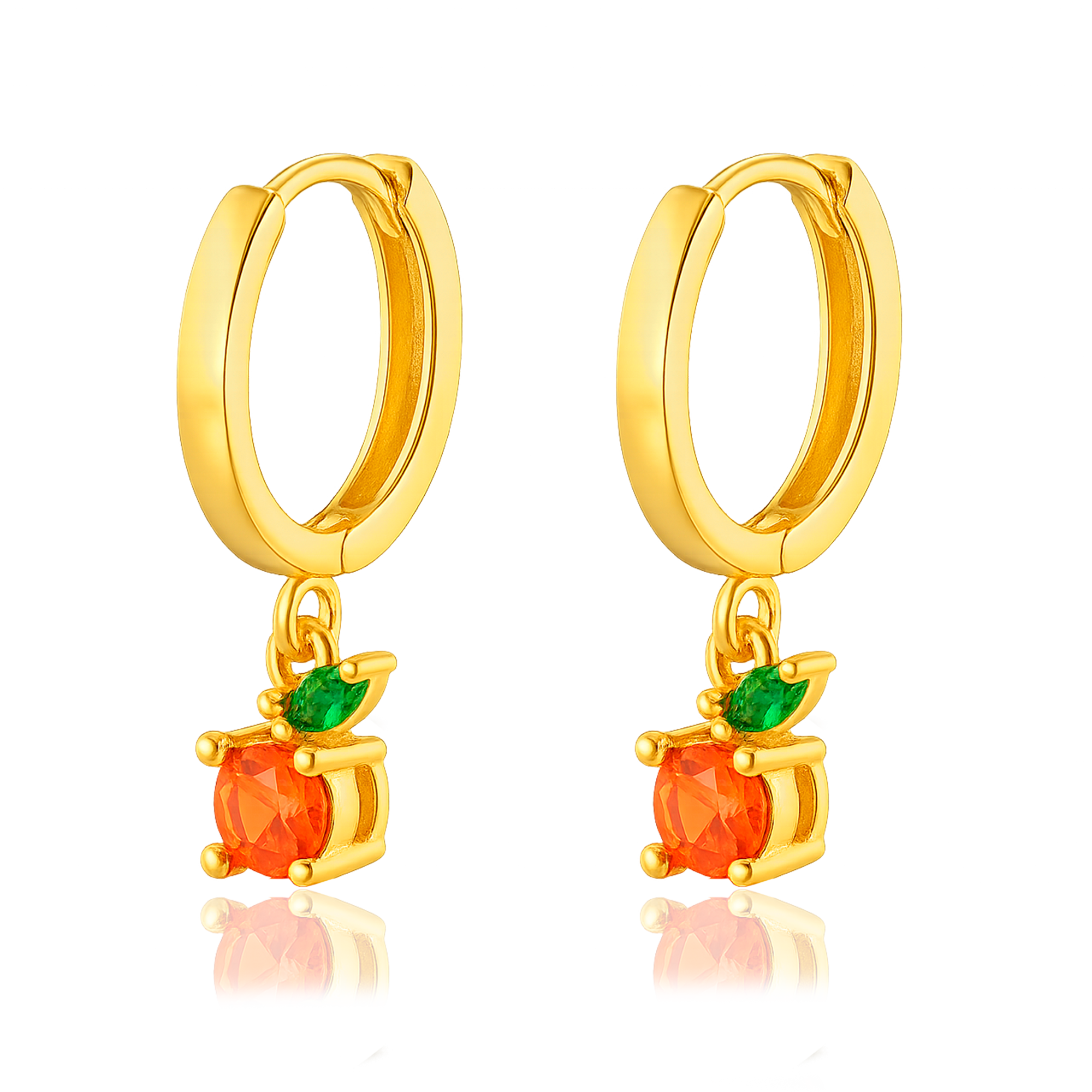Aros Mandarina Oro