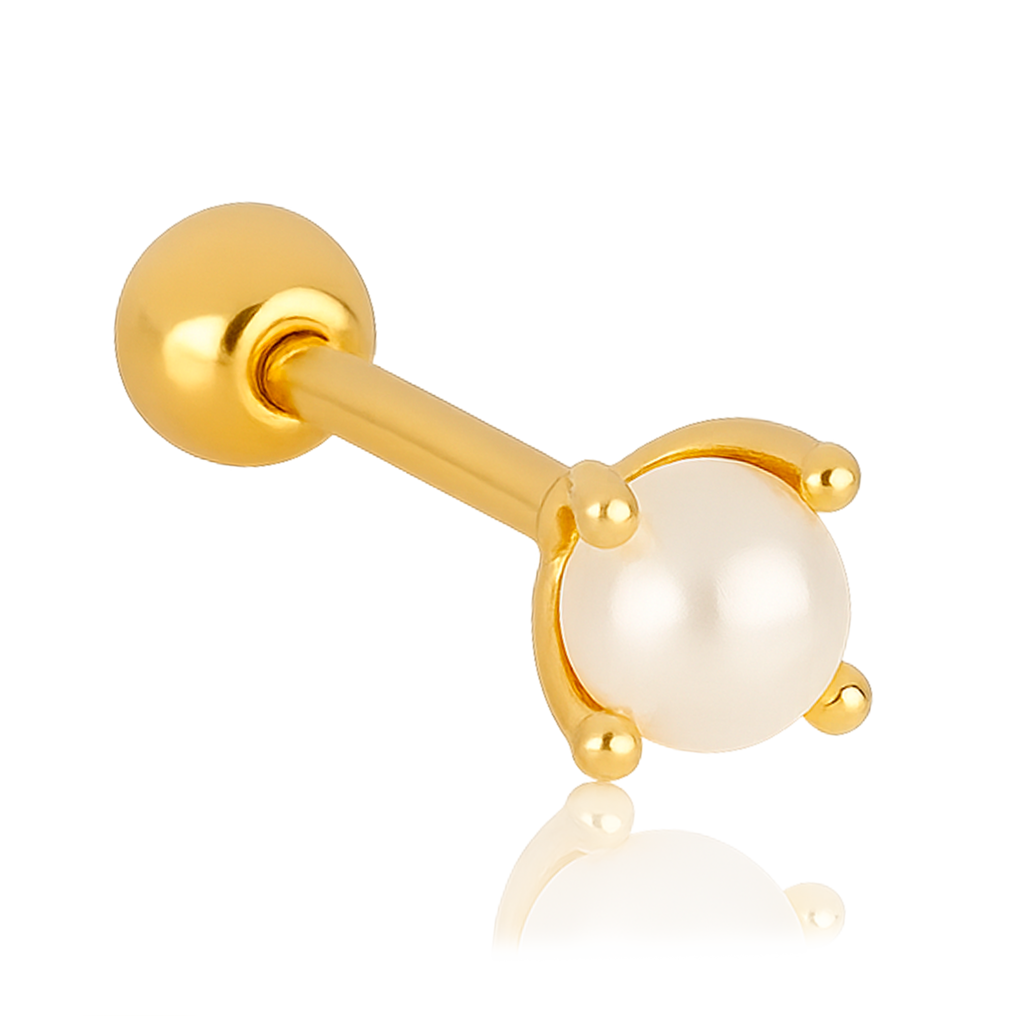 Pendiente Perlita Oro