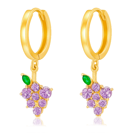 Aros Uvas Oro