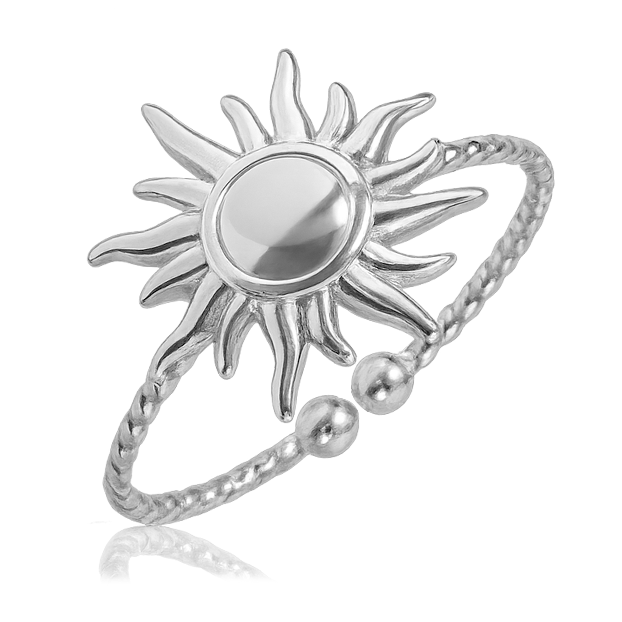 Anillo Mini Sun Plata
