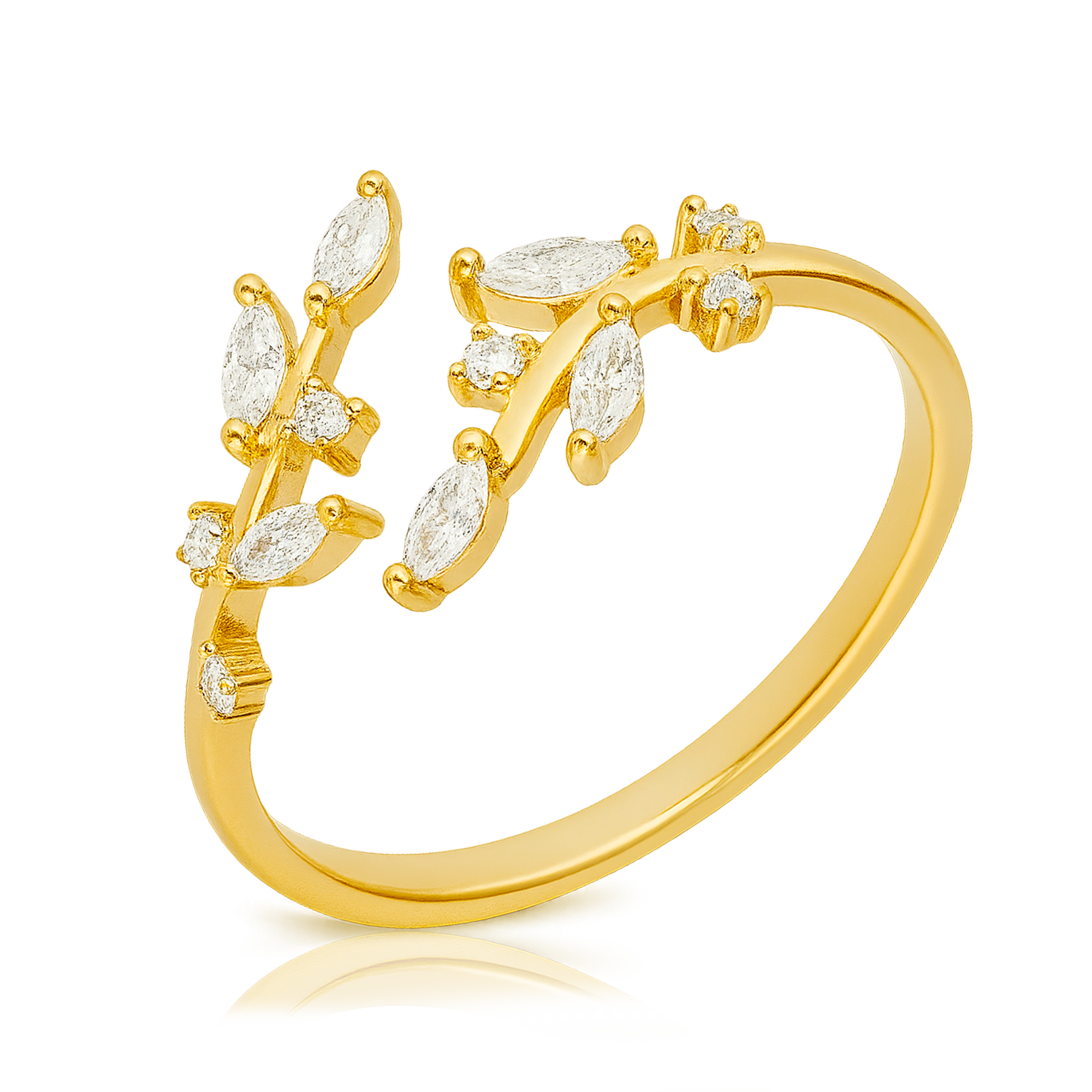 Anillo Leaves Oro