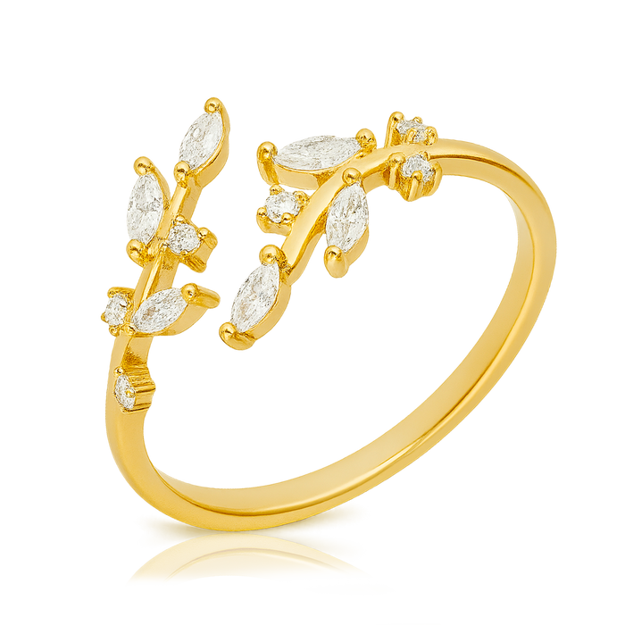 Anillo Leaves Oro
