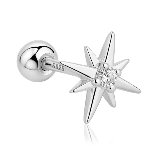 Orecchino Mini Stella Argento