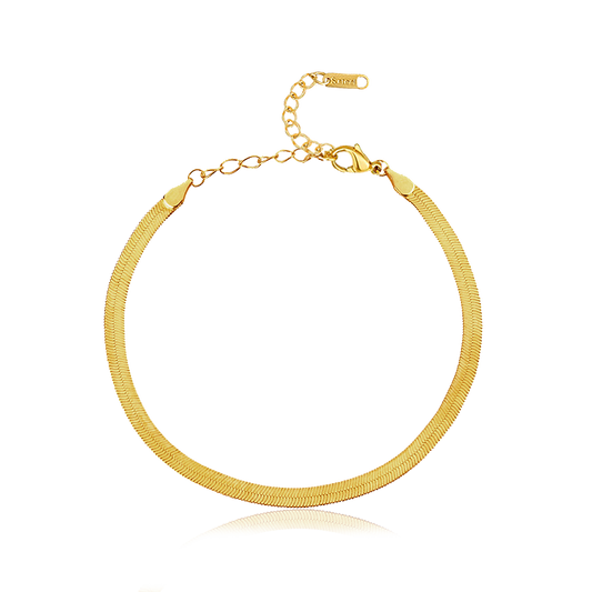 Pulsera Cadena de Serpiente Oro - 3mm