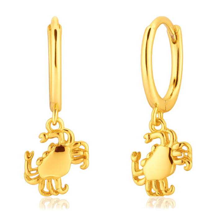 Aros Cangrejo Oro