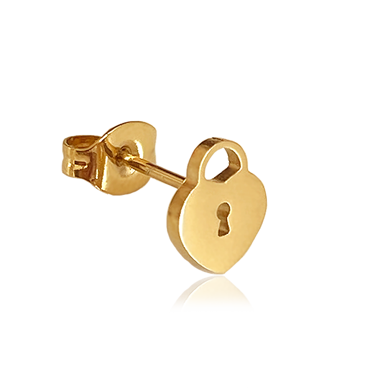 Pendiente Cerradura Oro