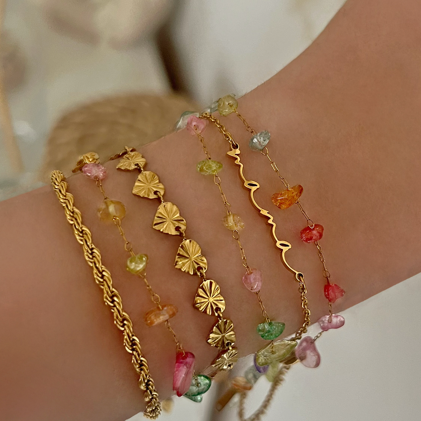 Pulsera Pastelle Oro