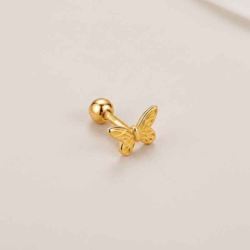 Orecchino Mini Farfalla Oro