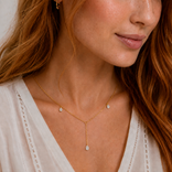 Collana Luna e Stella Oro