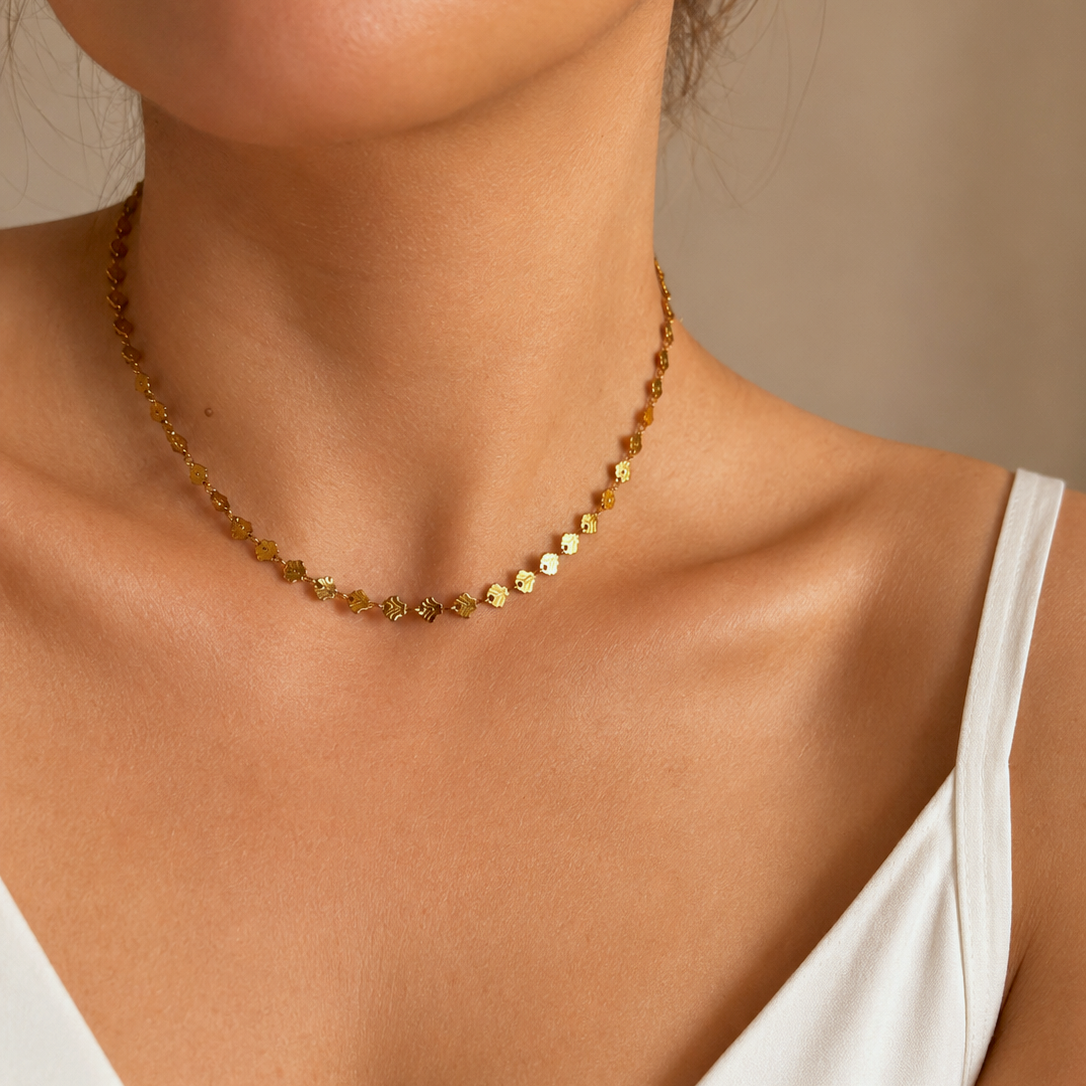 Choker Perline Mermaid Oro
