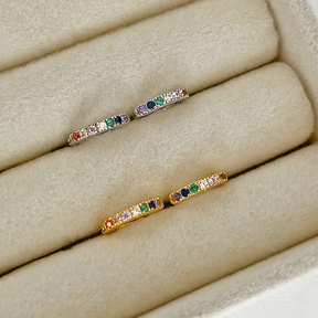 Aros Mini Rainbow Oro - 7mm