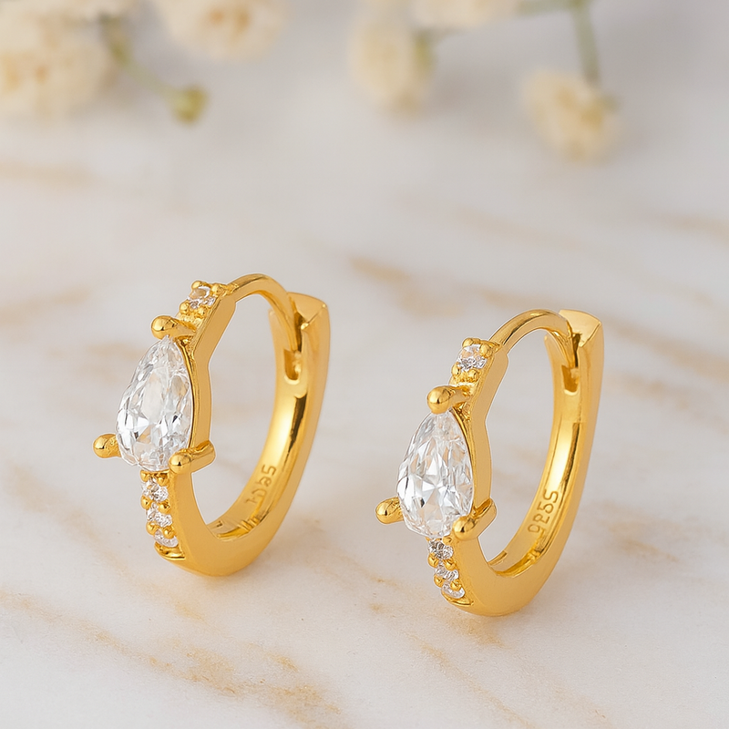 Aros Lluvia Oro