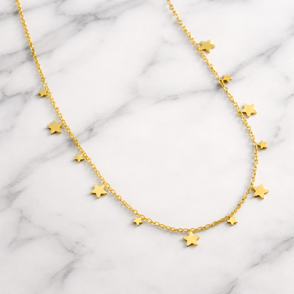 Choker Estrellitas Oro