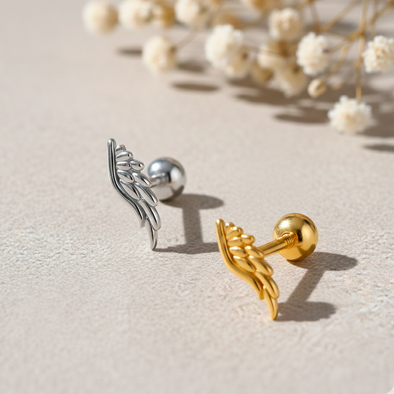 Pendiente Hermes Plata
