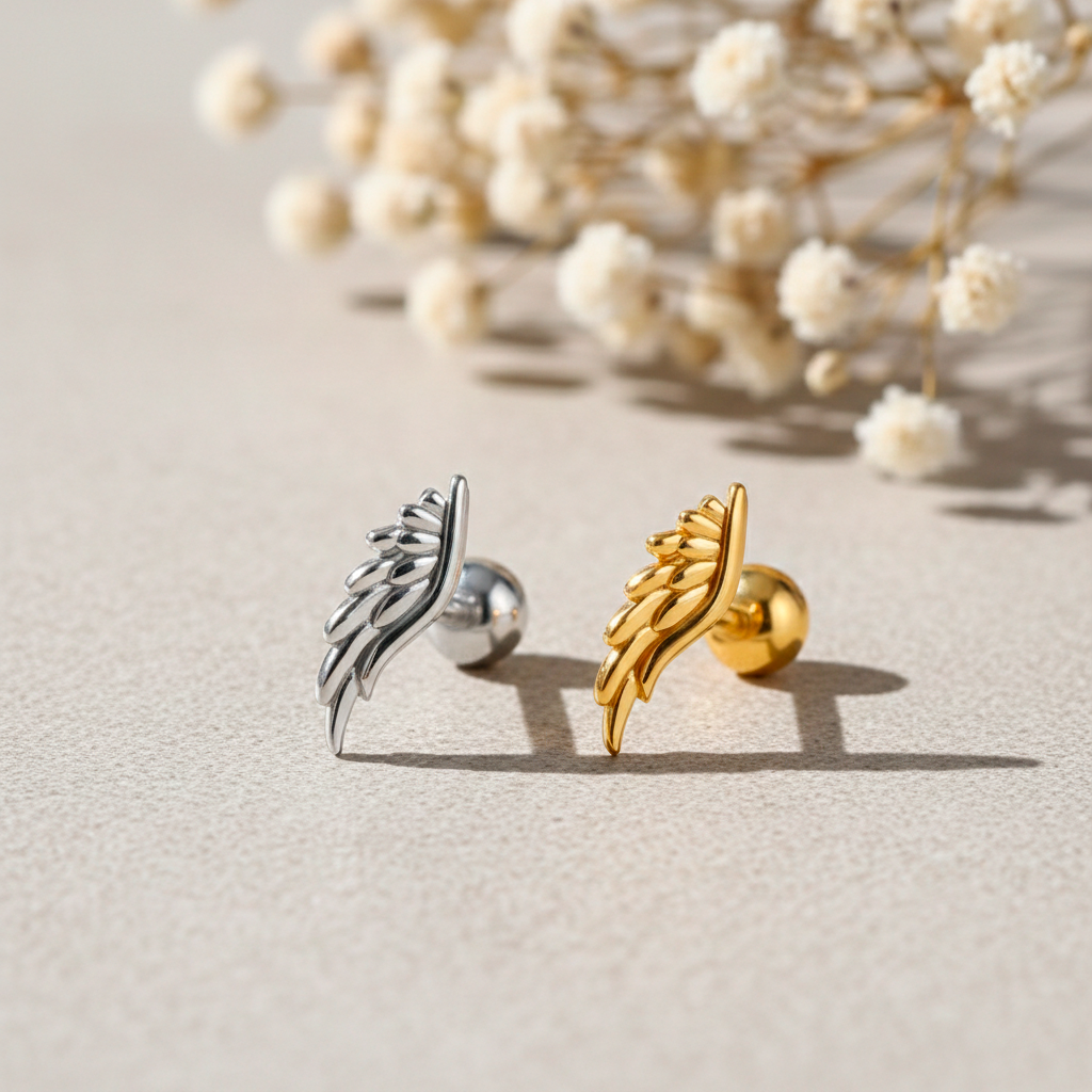 Hermes Gold Earring