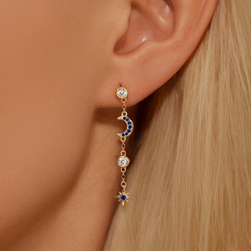 Pendientes Lunel Oro