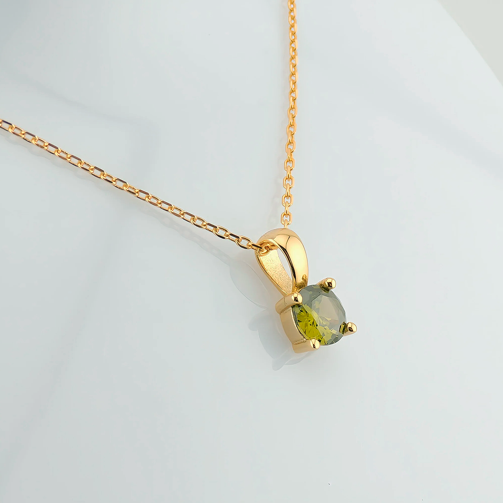 Collar Olive Dot Oro