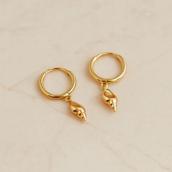 Aros Caracola Marina Oro