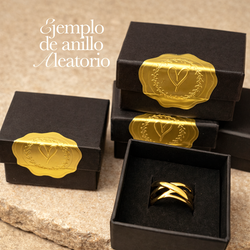 Anillo sorpresa + cajita negra