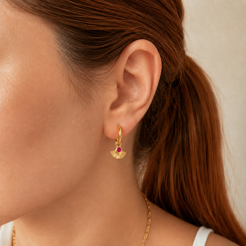 Aros Jaya Pink Oro