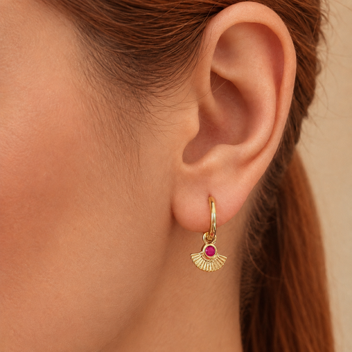 Aros Jaya Pink Oro