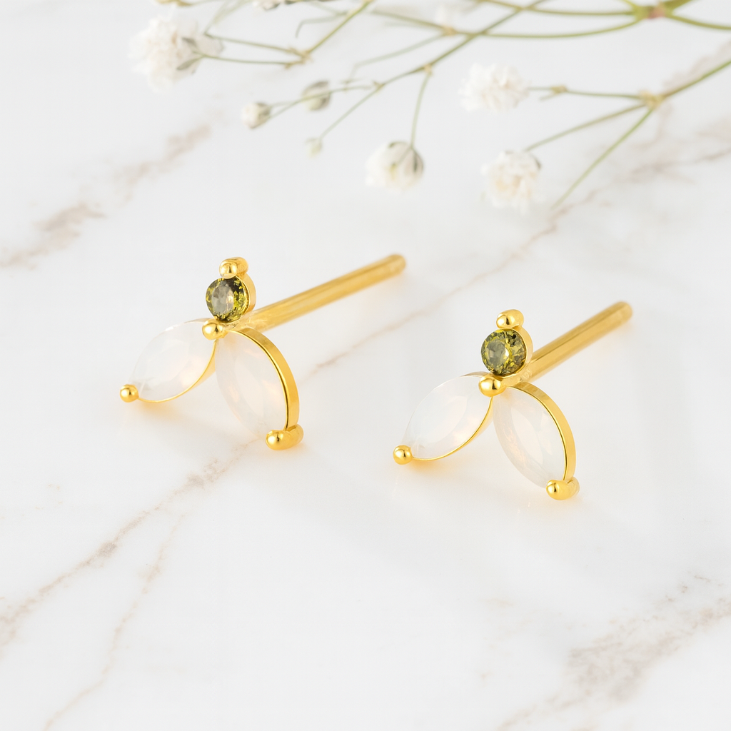 Pendientes Olive Nai Oro