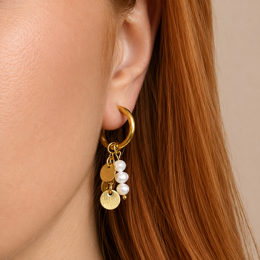 Aros Medium Basic Afrodita Oro