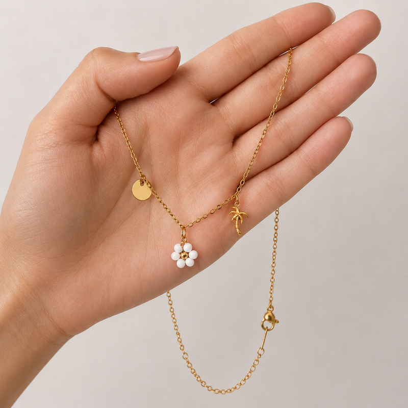 Gold Sun Necklace