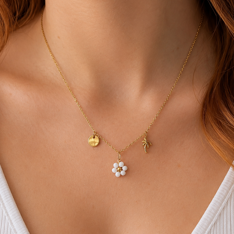 Gold Sun Necklace
