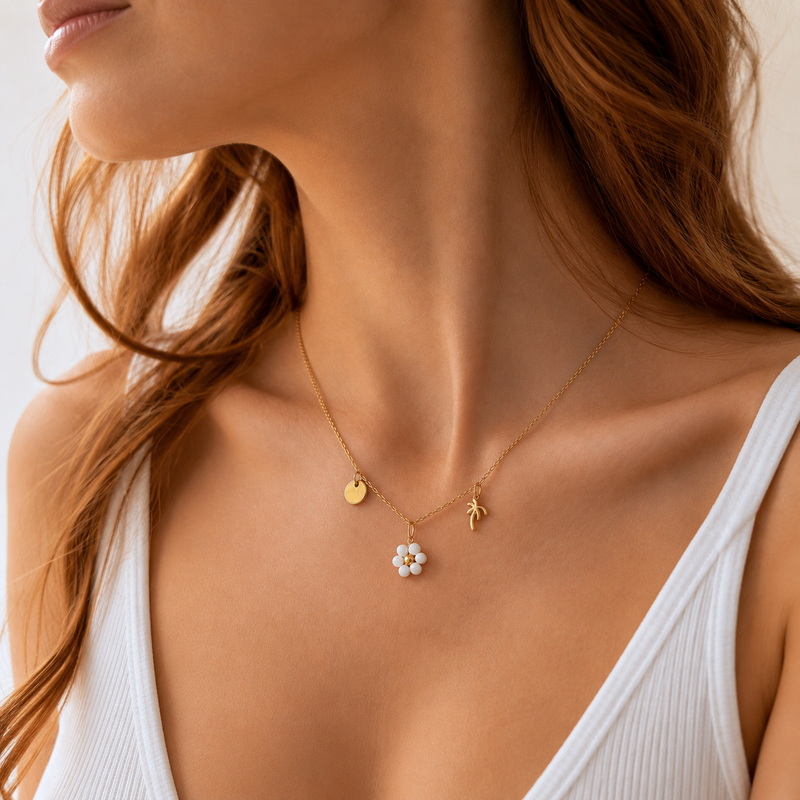 Gold Sun Necklace