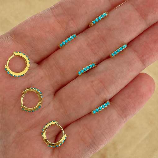 Aro Mini Turquesas - 7mm