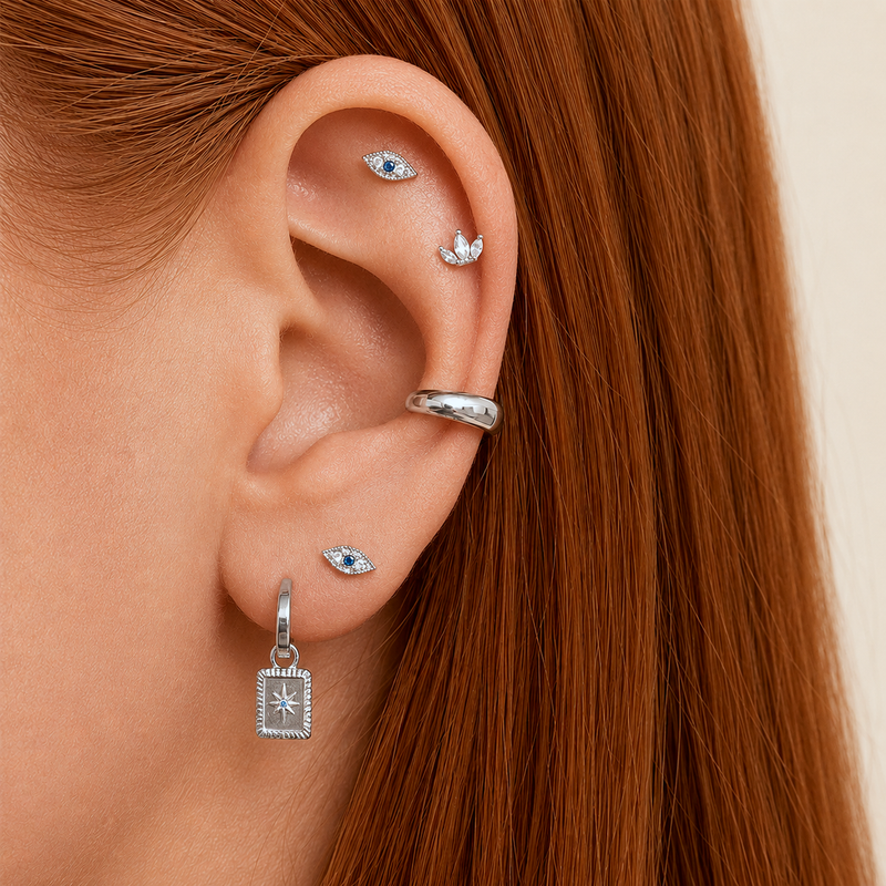 Ear Cuff Kuli Plata