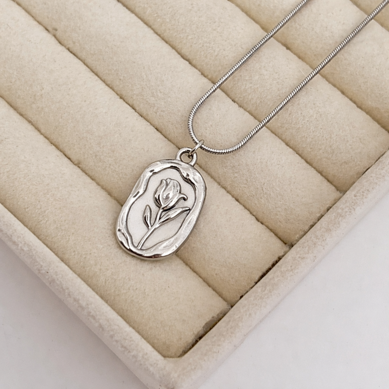 Collar Tulipán Plata