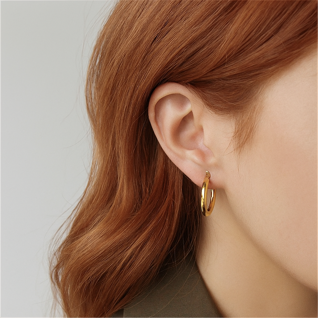 Aros Lua Oro - 22mm