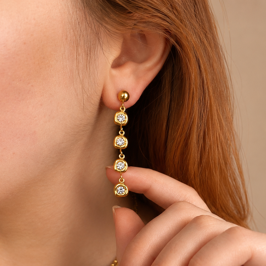 Big Curly Hoops 