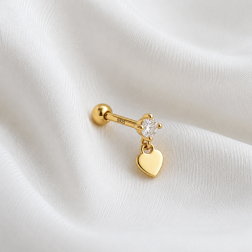 Pendiente Amour Oro