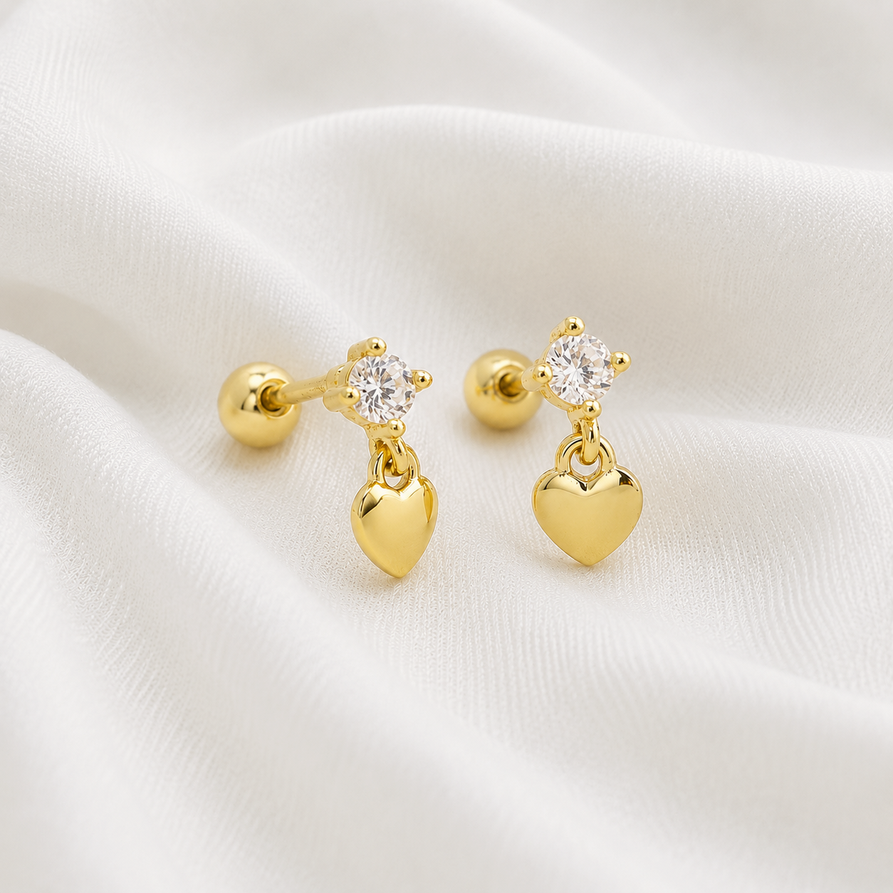 Pendiente Amour Oro