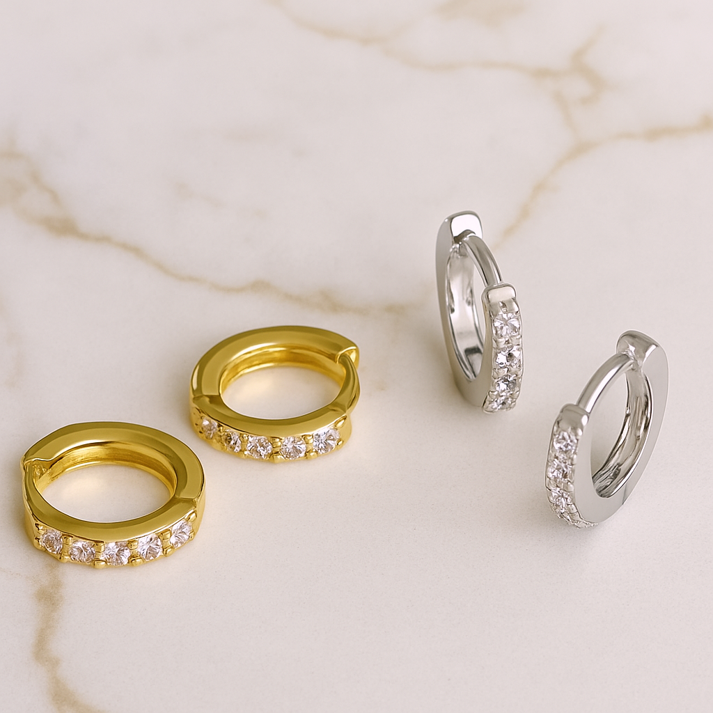 Aro Mini Blanco Oro - 6mm