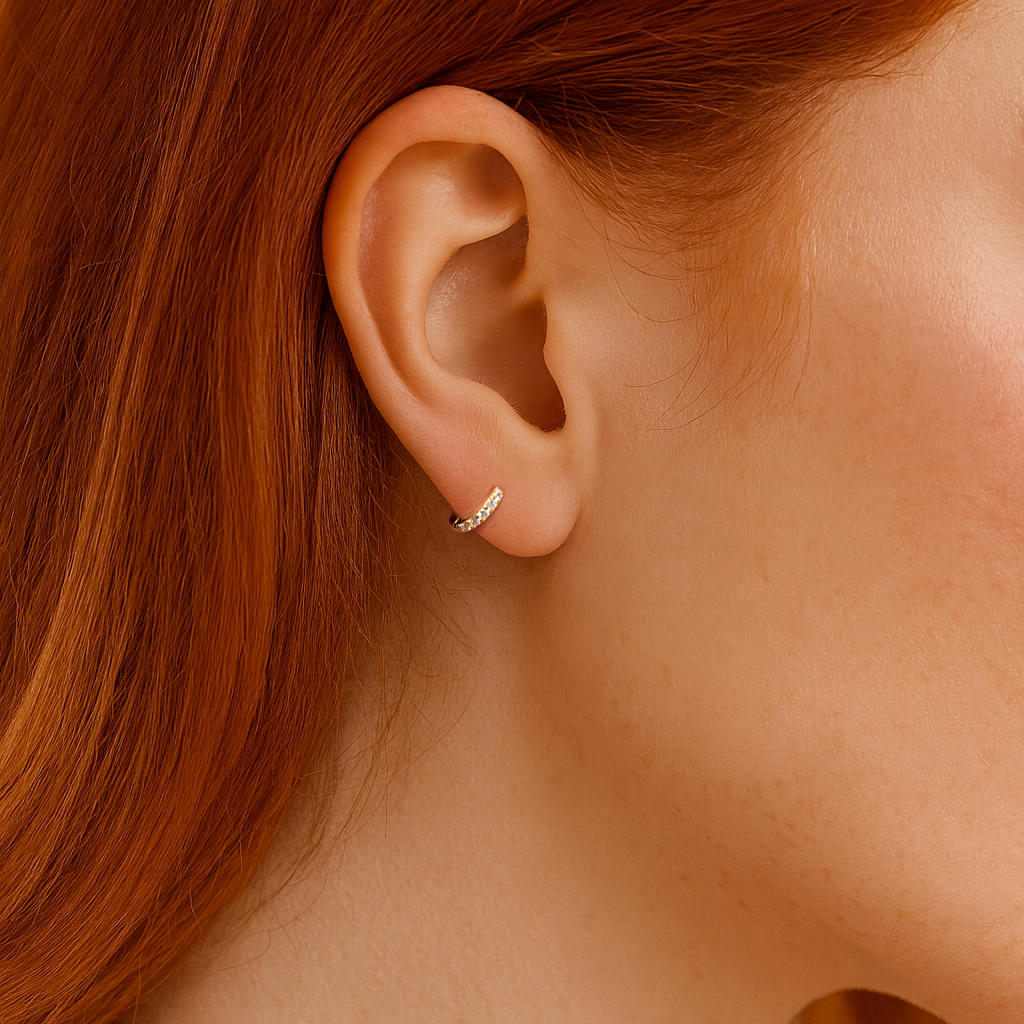 Aro Mini Blanco Oro - 6mm