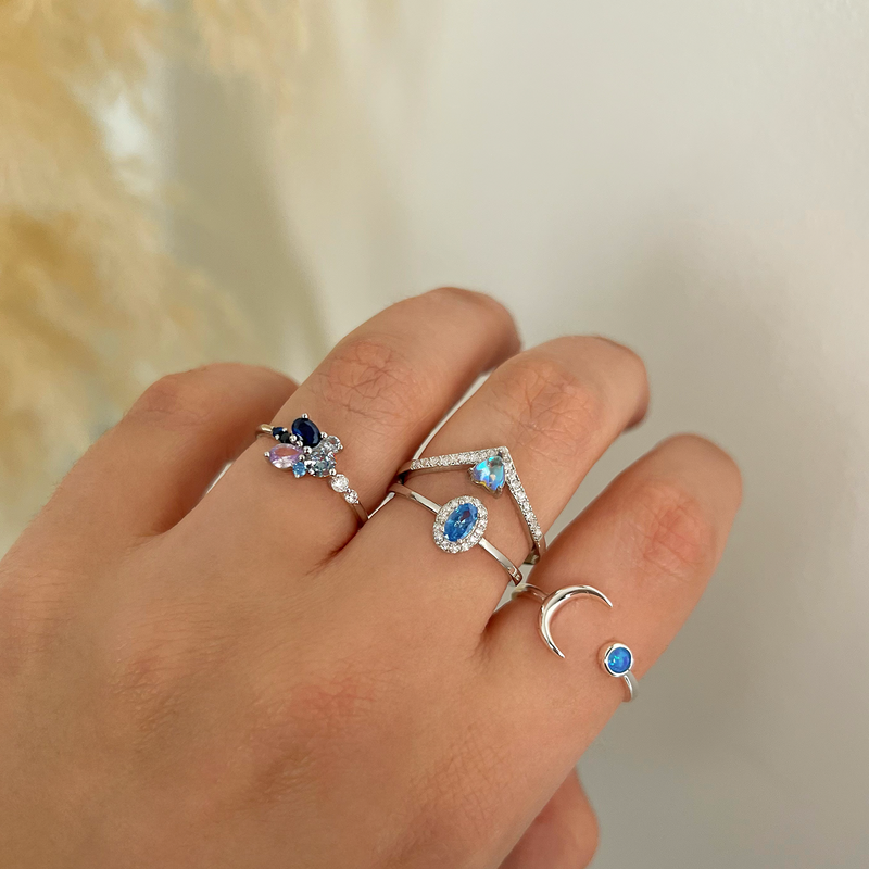 Pink Oval Ring 
