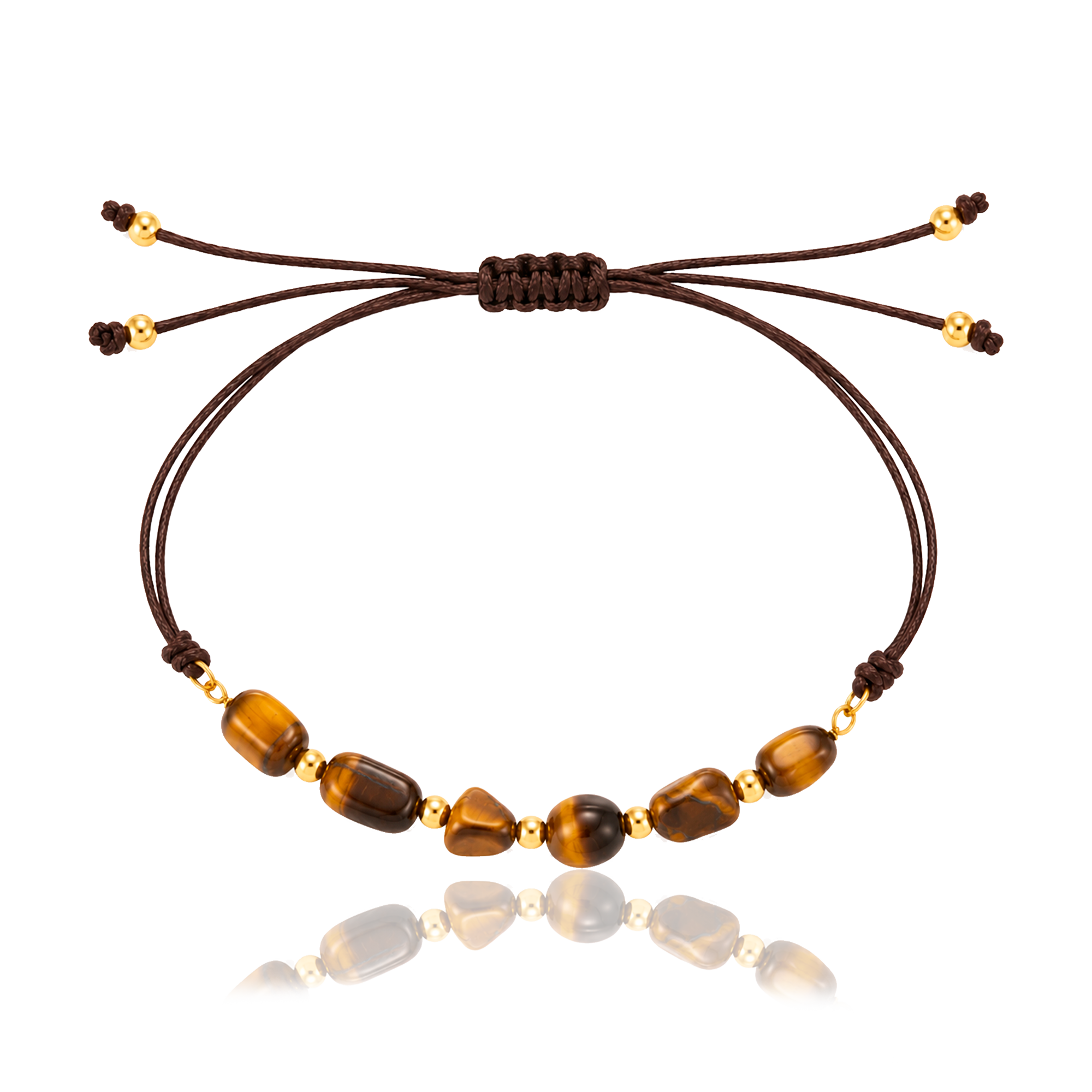 Pulsera Gea Ojo de Tigre Oro