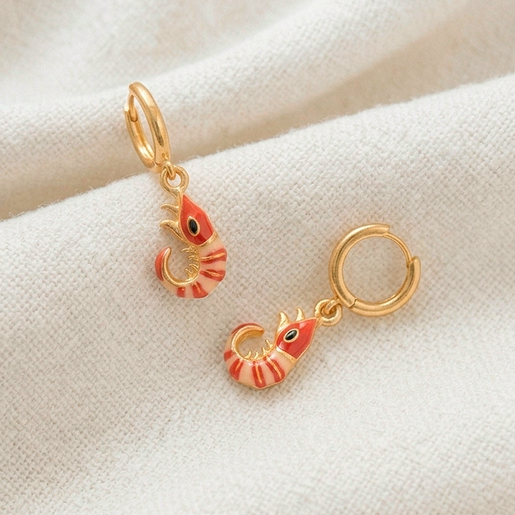 Ayla Colorful Gold Earrings