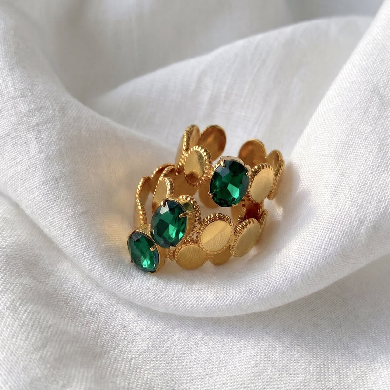Anillo Viridia Green Oro
