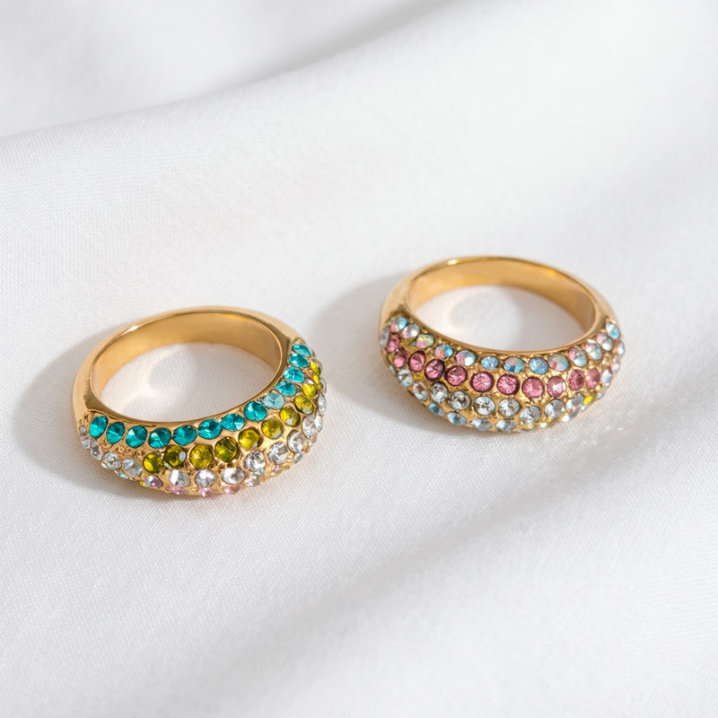 Anillo Nébula Oro