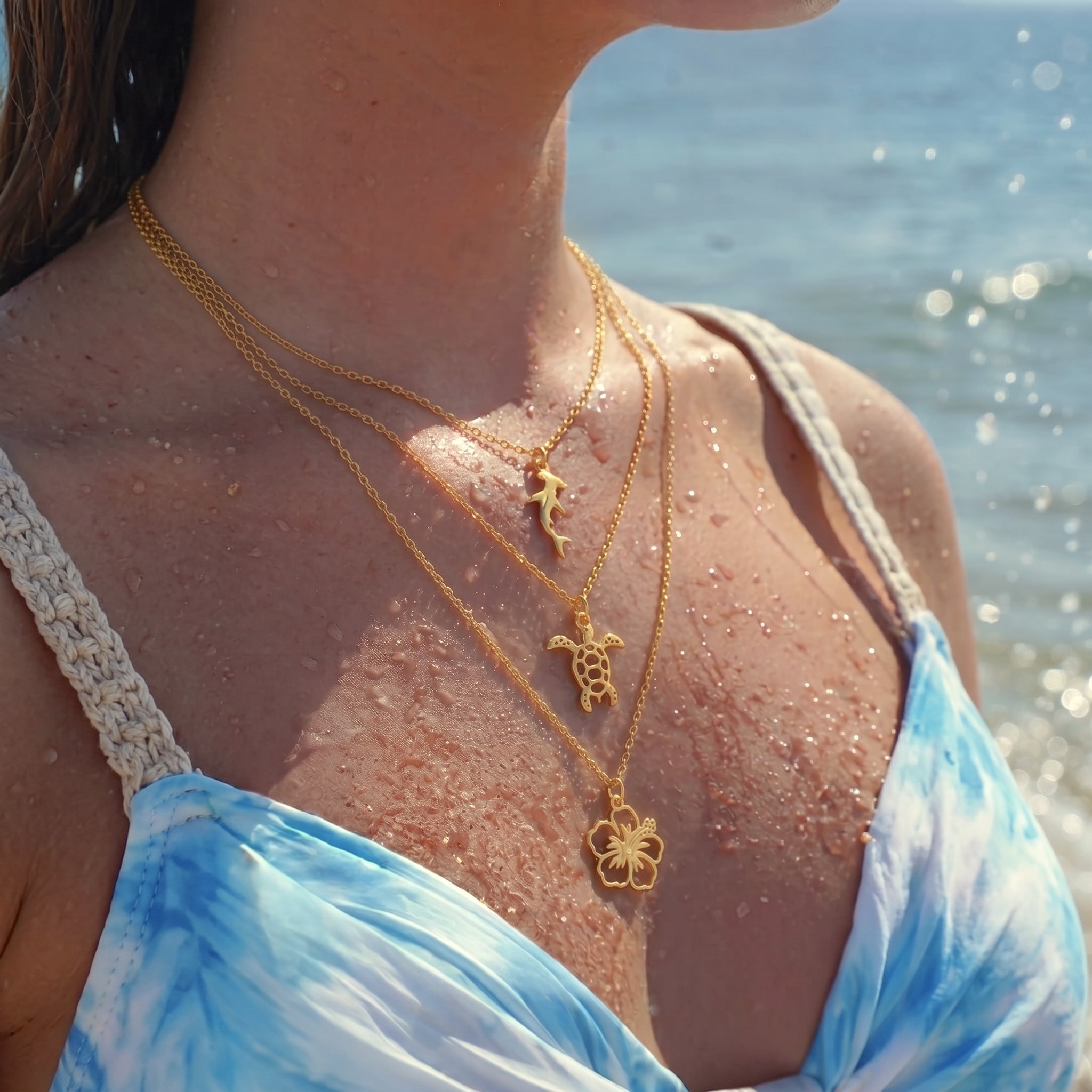 Gold Sun Necklace