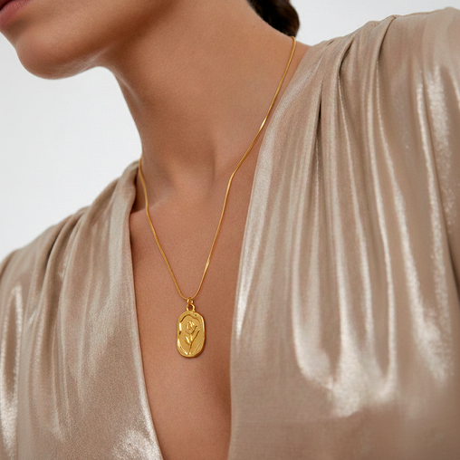 Collar Tulipán Oro